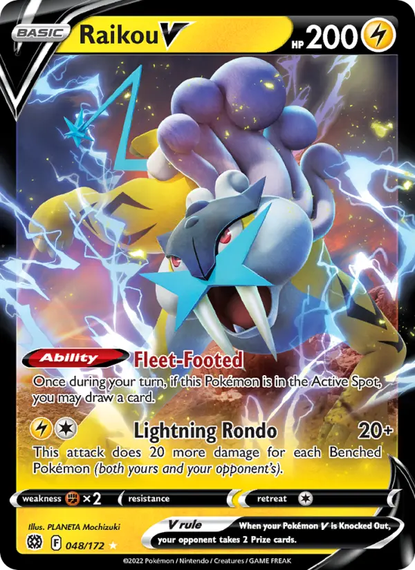 (#048/172) Raikou V [Sword & Shield: Brilliant Stars]