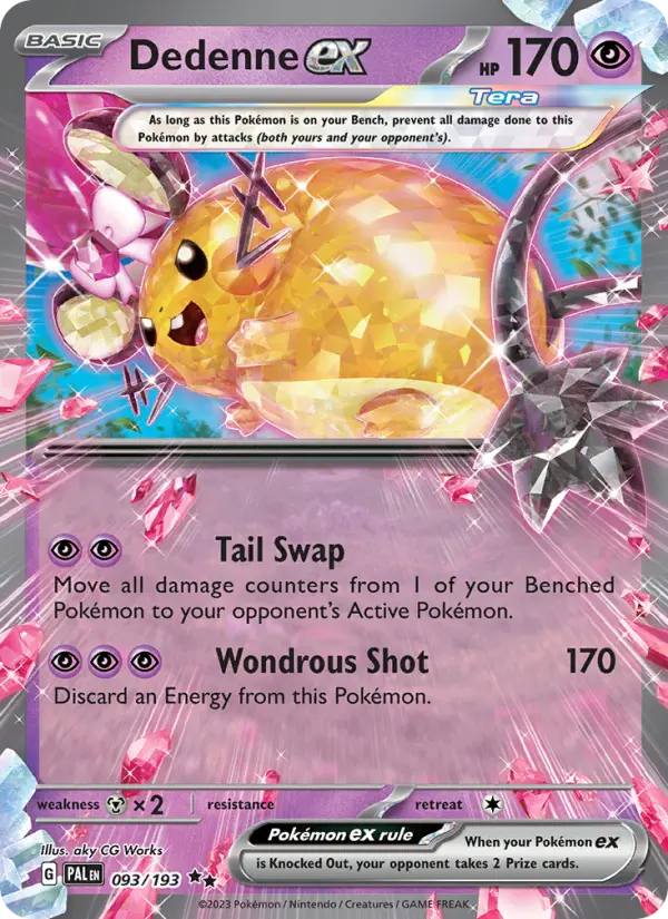 (#093/193) Dedenne ex [Scarlet & Violet: Paldea Evolved]