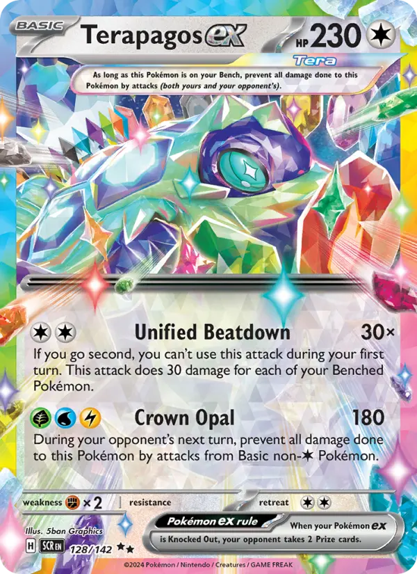 (#128/142) Terapagos ex [Scarlet & Violet: Stellar Crown]