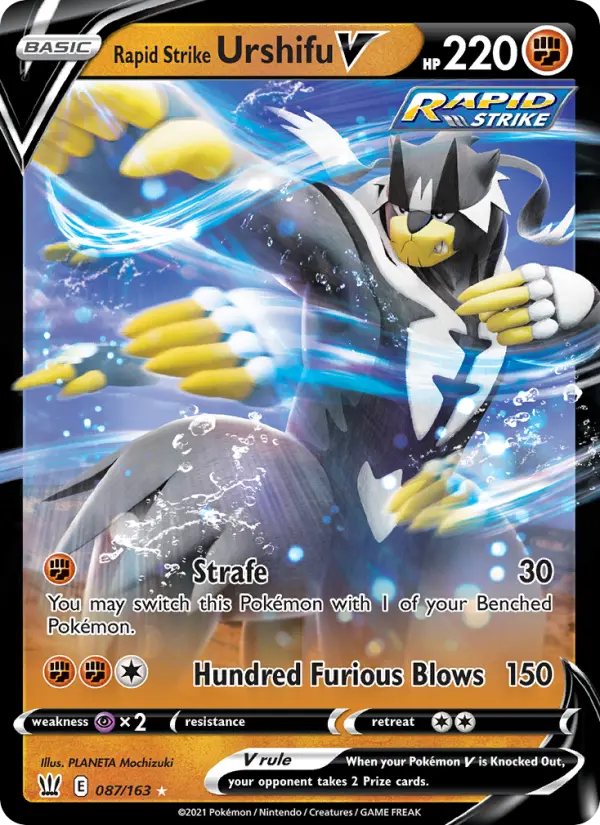 (#087/163) Rapid Strike Urshifu V [Sword & Shield: Battle Styles]