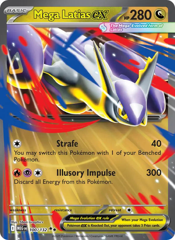 (#100/132) Mega Latias ex [Mega Evolutions: ME Base Set]