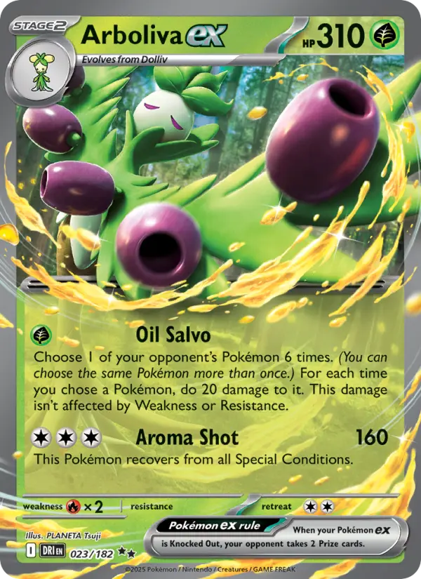 (#023/182) Arboliva ex [Scarlet & Violet: Destined Rivals]