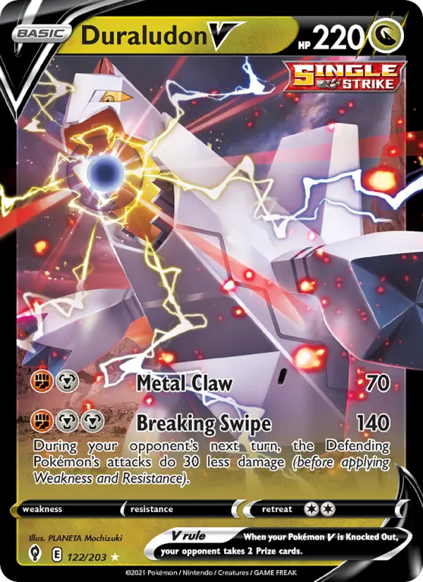 (#122/203) Duraludon V [Sword & Shield: Evolving Skies]