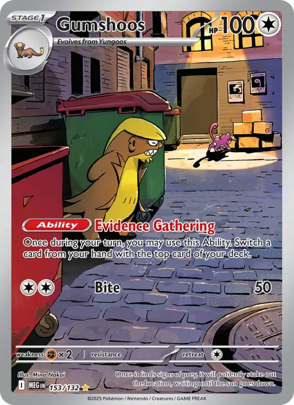 (#153/132) Gumshoos [Mega Evolutions: ME Base Set]