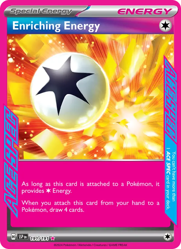 (#191/191) Enriching Energy [Scarlet & Violet: Surging Sparks]