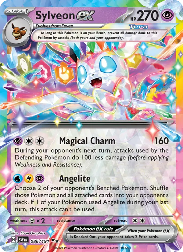 (#086/191) Sylveon ex [Scarlet & Violet: Surging Sparks]
