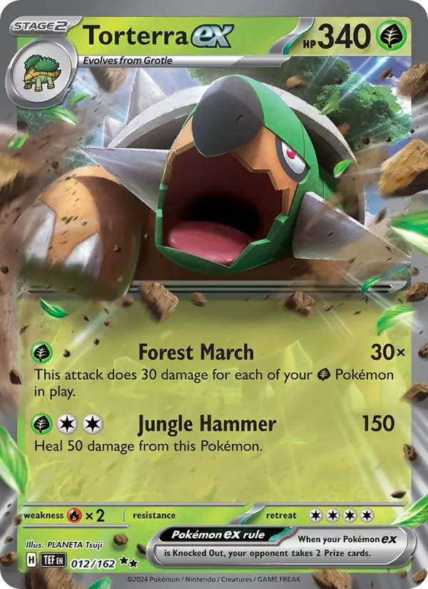 (#012/162) Torterra ex [Scarlet & Violet: Temporal Forces]