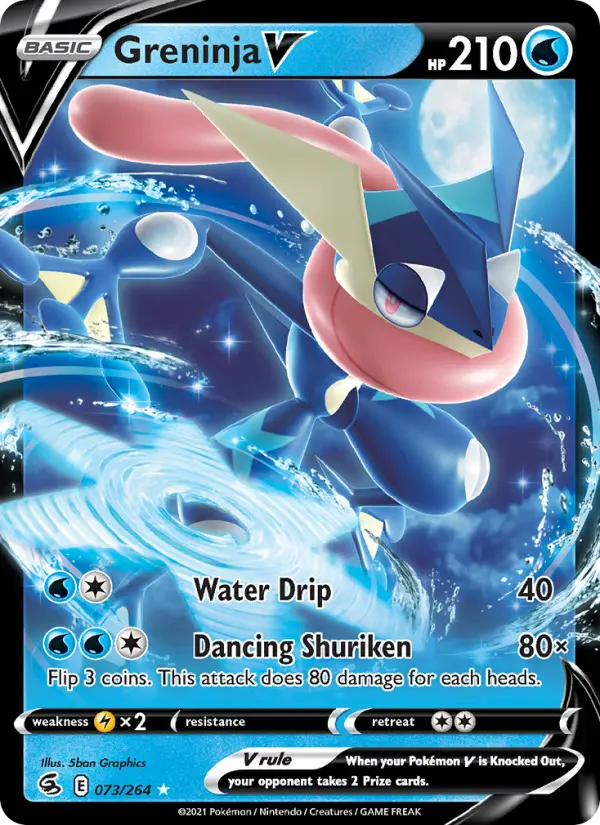 (#073/264) Greninja V [Sword & Shield: Fusion Strike]