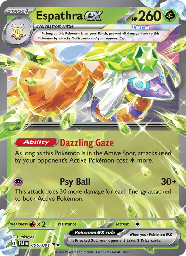 (#006/091) Espathra ex [Scarlet & Violet: Paldean Fates]