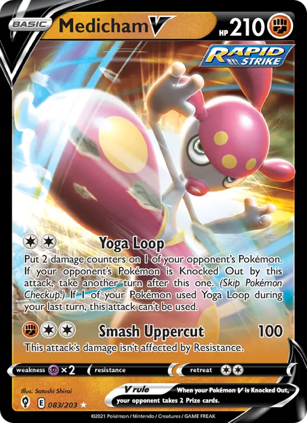(#083/203) Medicham V [Sword & Shield: Evolving Skies]