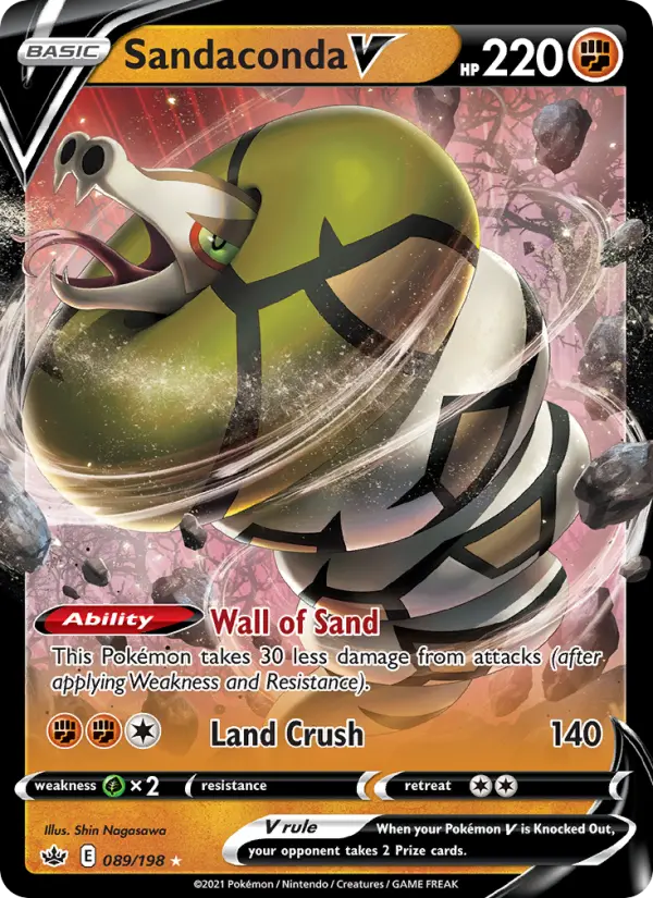 (#089/198) Sandaconda V [Sword & Shield: Chilling Reign]