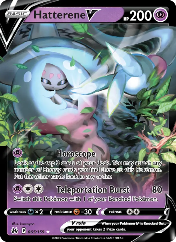 (#065/159) Hatterene V [Sword & Shield: Crown Zenith]