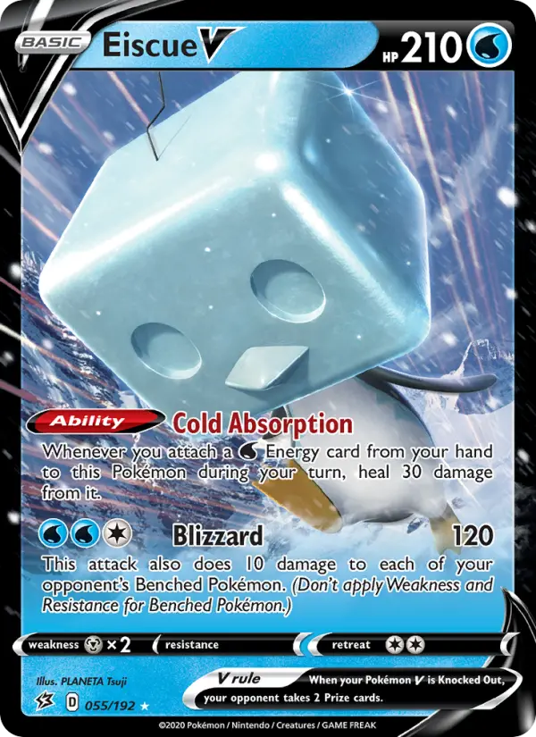 (#055/192) Eiscue V [Sword & Shield: Rebel Clash]