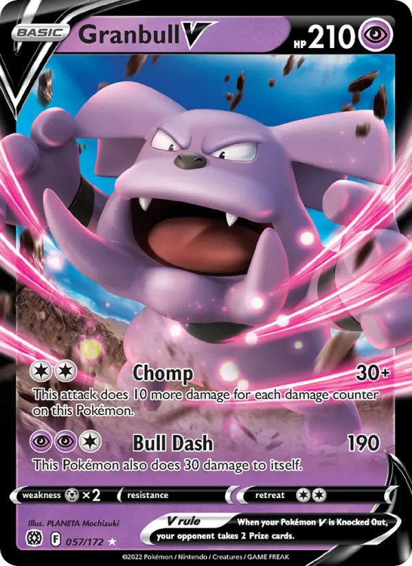 (#057/172) Granbull V [Sword & Shield: Brilliant Stars]