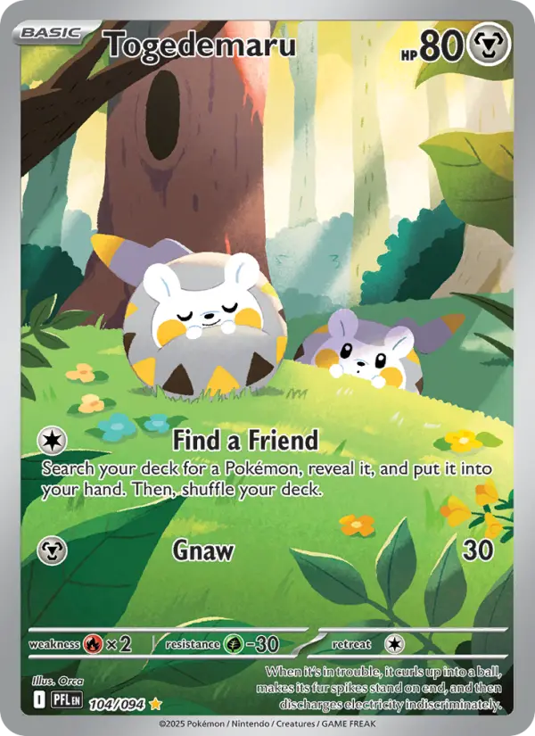 (#104/094) Togedemaru [Mega Evolutions: Phantasmal Flames]