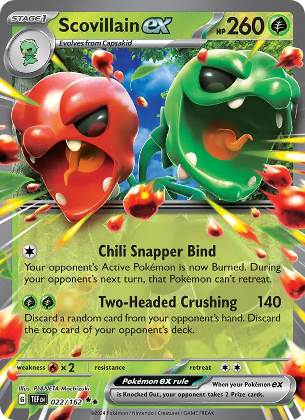 (#022/162) Scovillain ex [Scarlet & Violet: Temporal Forces]