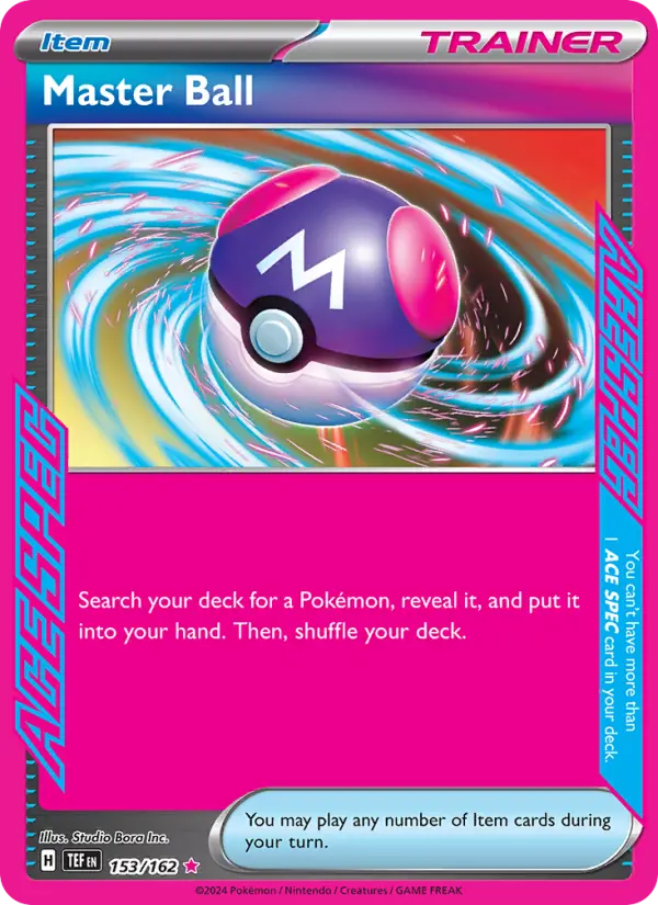 (#153/162) Master Ball [Scarlet & Violet: Temporal Forces]