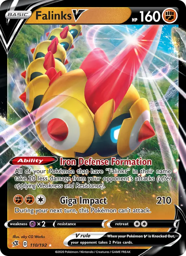 (#110/192) Falinks V [Sword & Shield: Rebel Clash]