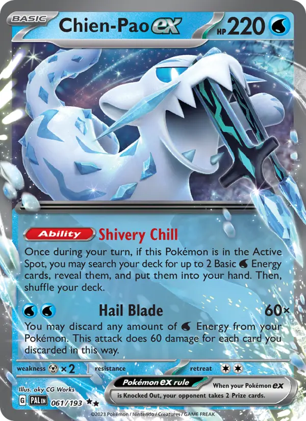 (#061/193) Chien-Pao ex [Scarlet & Violet: Paldea Evolved]