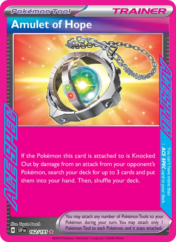 (#162/191) Amulet of Hope [Scarlet & Violet: Surging Sparks]