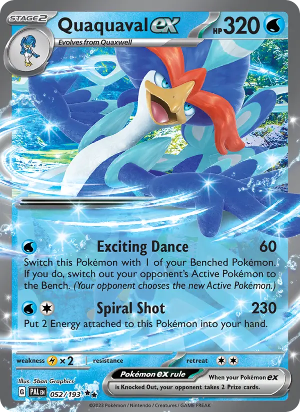 (#052/193) Quaquaval ex [Scarlet & Violet: Paldea Evolved]
