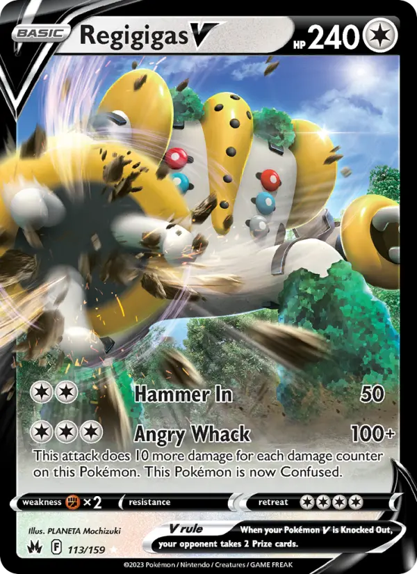 (#113/159) Regigigas V [Sword & Shield: Crown Zenith]