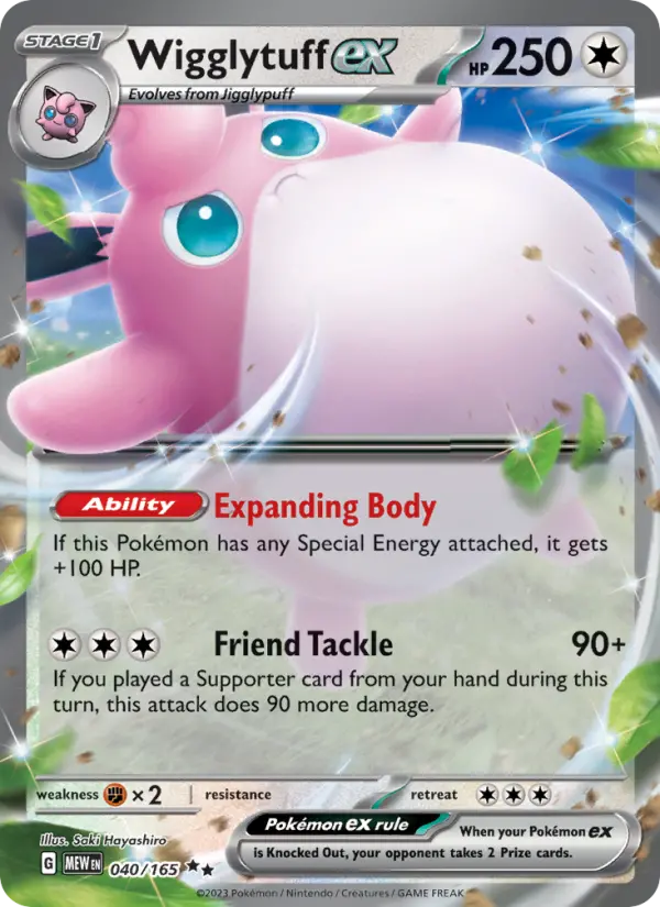(#040/165) Wigglytuff ex [Scarlet & Violet: 151]