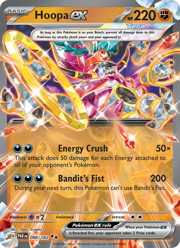 (#098/182) Hoopa ex [Scarlet & Violet: Paradox Rift]