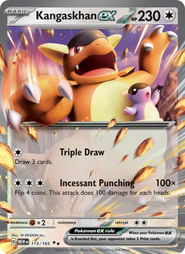 (#115/165) Kangaskhan ex [Scarlet & Violet: 151]
