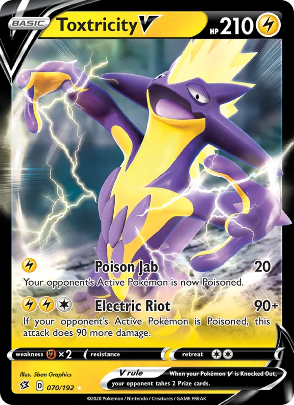 (#070/192) Toxtricity V [Sword & Shield: Rebel Clash]