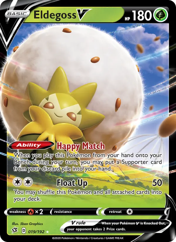 (#019/192) Eldegoss V [Sword & Shield: Rebel Clash]