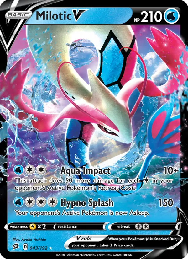 (#043/192) Milotic V [Sword & Shield: Rebel Clash]