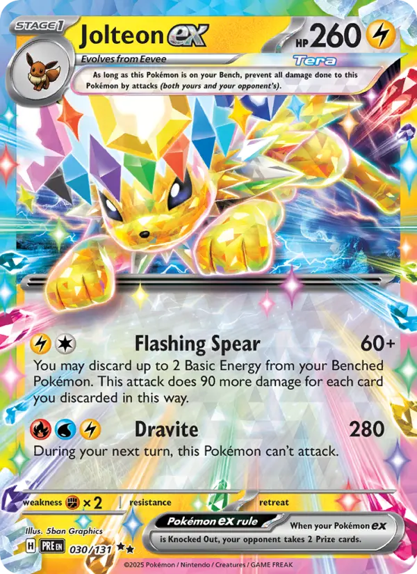 (#030/131) Jolteon ex [Scarlet & Violet: Prismatic Evolutions]