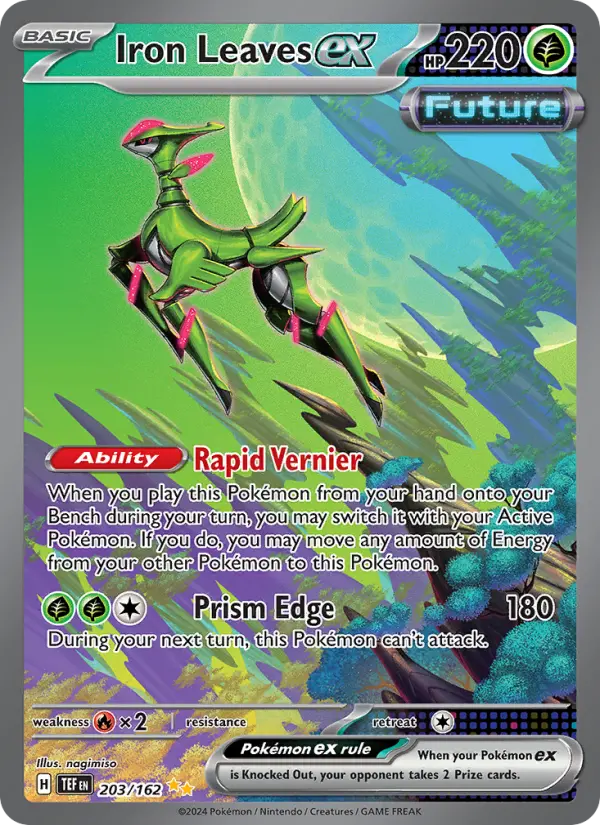 (#203/162) Iron Leaves ex [Scarlet & Violet: Temporal Forces]