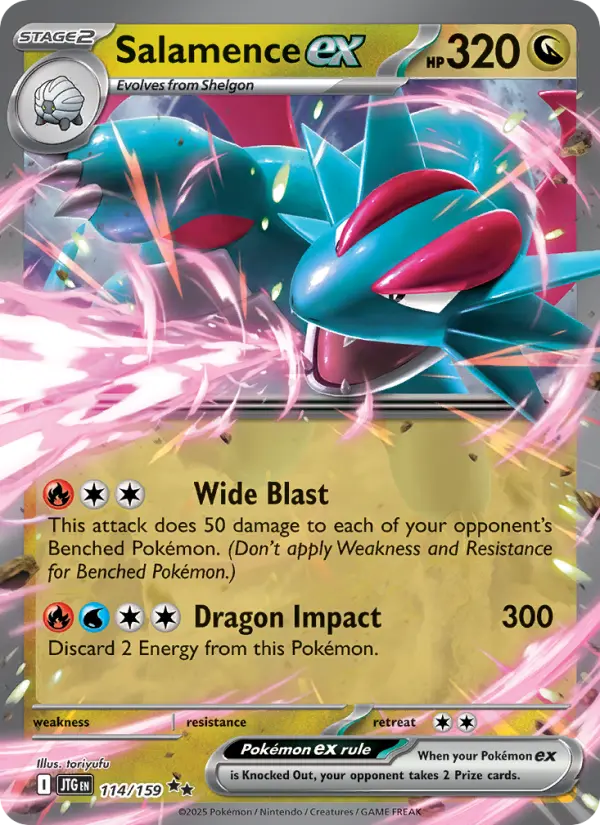 (#114/159) Salamence ex [Scarlet & Violet: Journey Together]