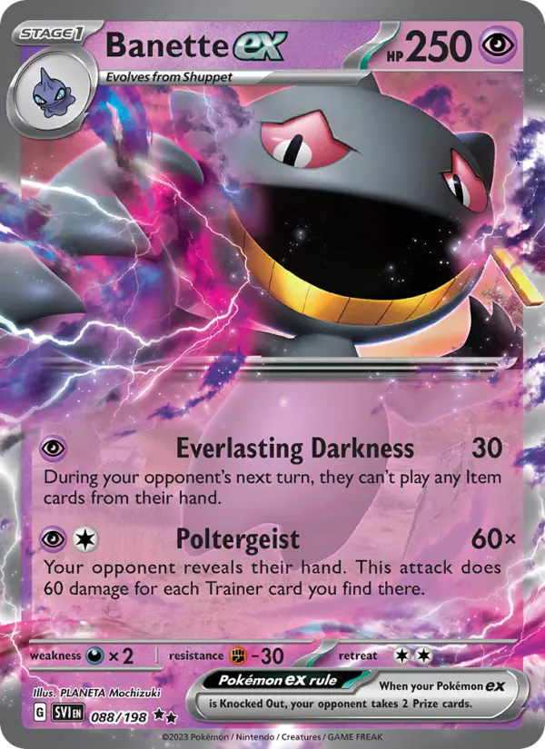 (#088/198) Banette ex [Scarlet & Violet: S&V Base Set]