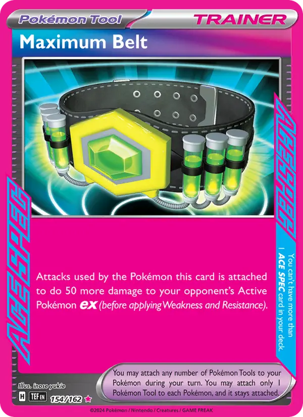 (#154/162) Maximum Belt [Scarlet & Violet: Temporal Forces]
