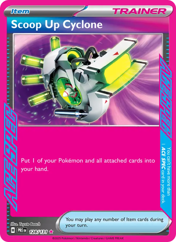 (#128/131) Scoop Up Cyclone [Scarlet & Violet: Prismatic Evolutions]