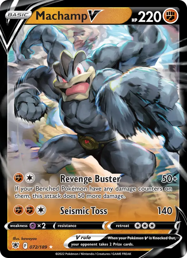 (#072/189) Machamp V [Sword & Shield: Astral Radiance]