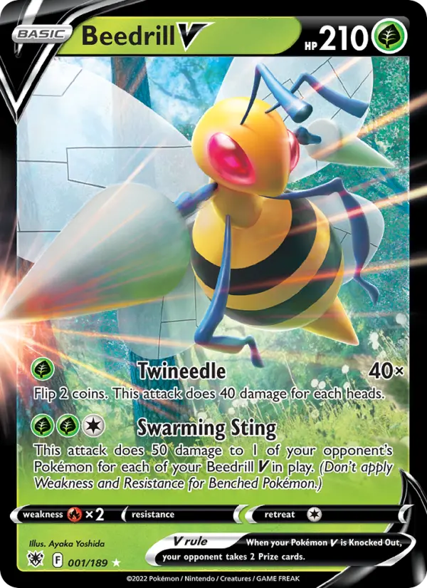 (#001/189) Beedrill V [Sword & Shield: Astral Radiance]