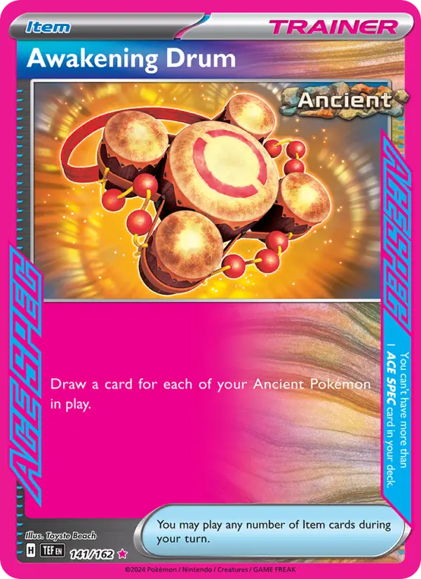 (#141/162) Awakening Drum [Scarlet & Violet: Temporal Forces]