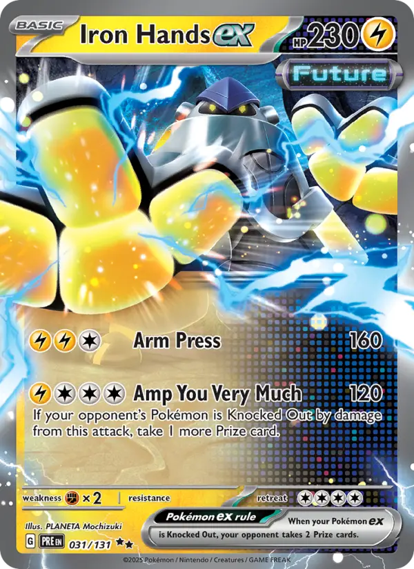 (#031/131) Iron Hands ex [Scarlet & Violet: Prismatic Evolutions]