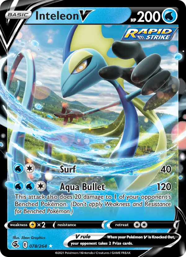(#078/264) Inteleon V [Sword & Shield: Fusion Strike]