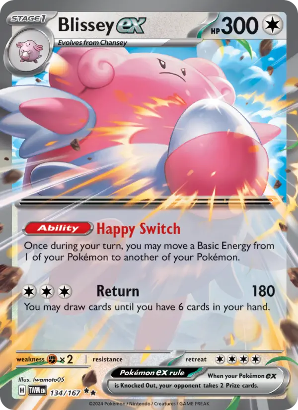 (#134/167) Blissey ex [Scarlet & Violet: Twilight Masquerade]