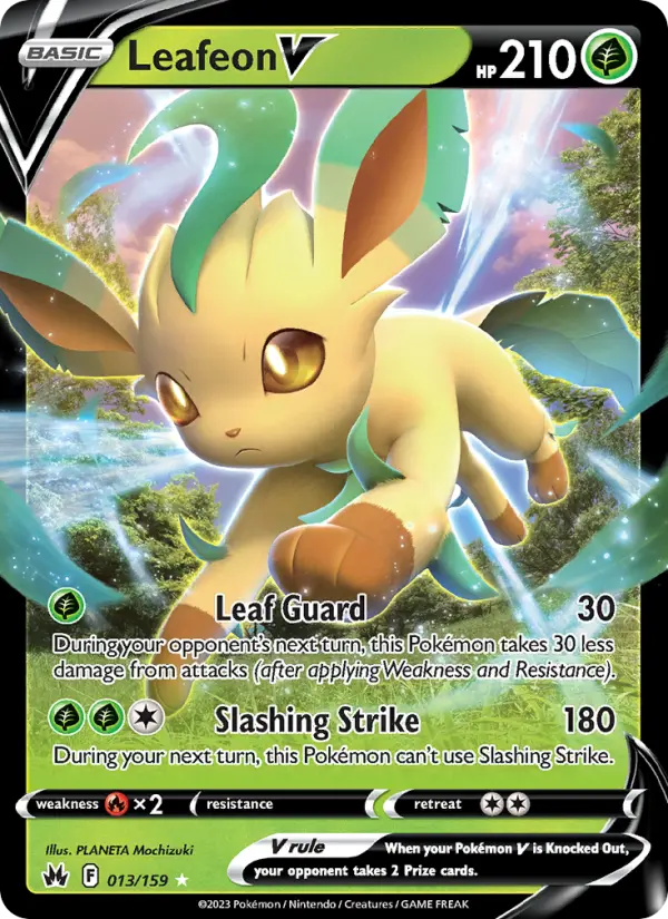 (#013/159) Leafeon V [Sword & Shield: Crown Zenith]