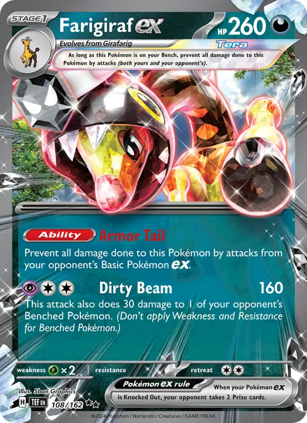 (#108/162) Farigiraf ex [Scarlet & Violet: Temporal Forces]