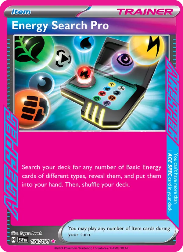 (#176/191) Energy Search Pro [Scarlet & Violet: Surging Sparks]