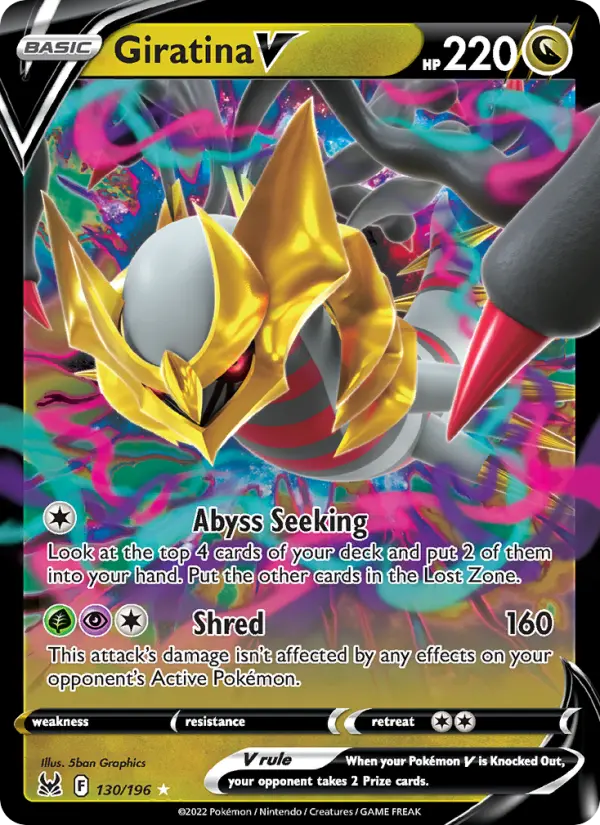 (#130/196) Giratina V [Sword & Shield: Lost Origin]