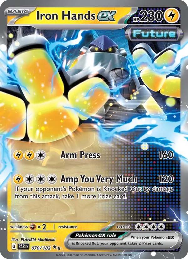 (#070/182) Iron Hands ex [Scarlet & Violet: Paradox Rift]