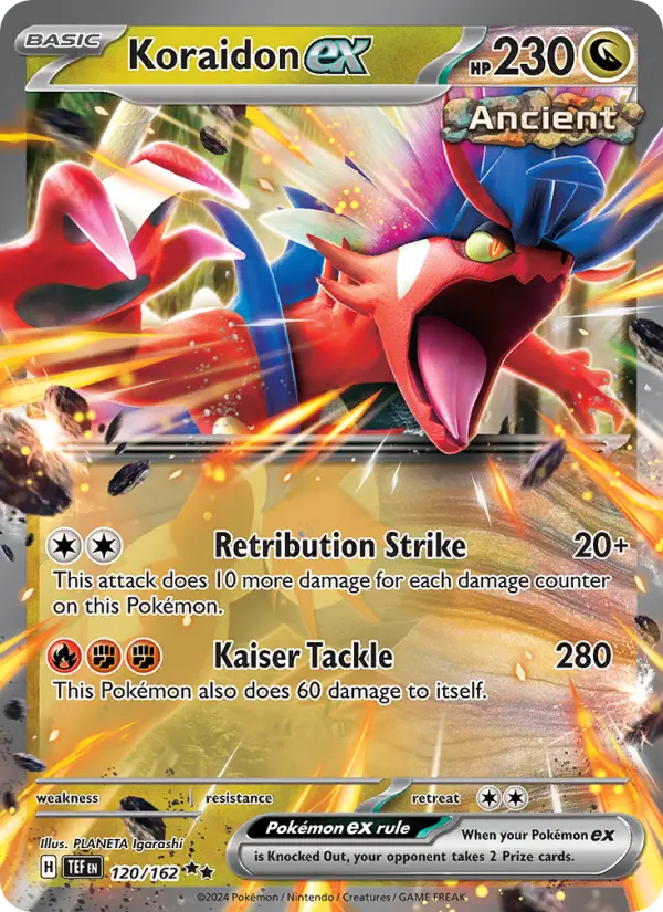 (#120/162) Koraidon ex [Scarlet & Violet: Temporal Forces]